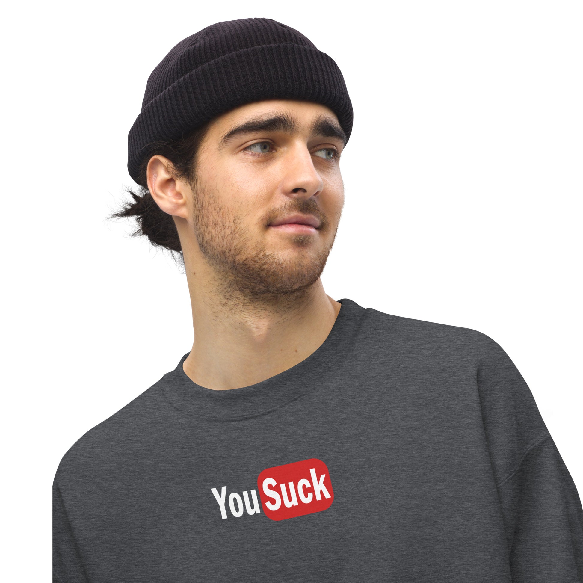 Sweat unisexe col rond YouSuck - Sedurro