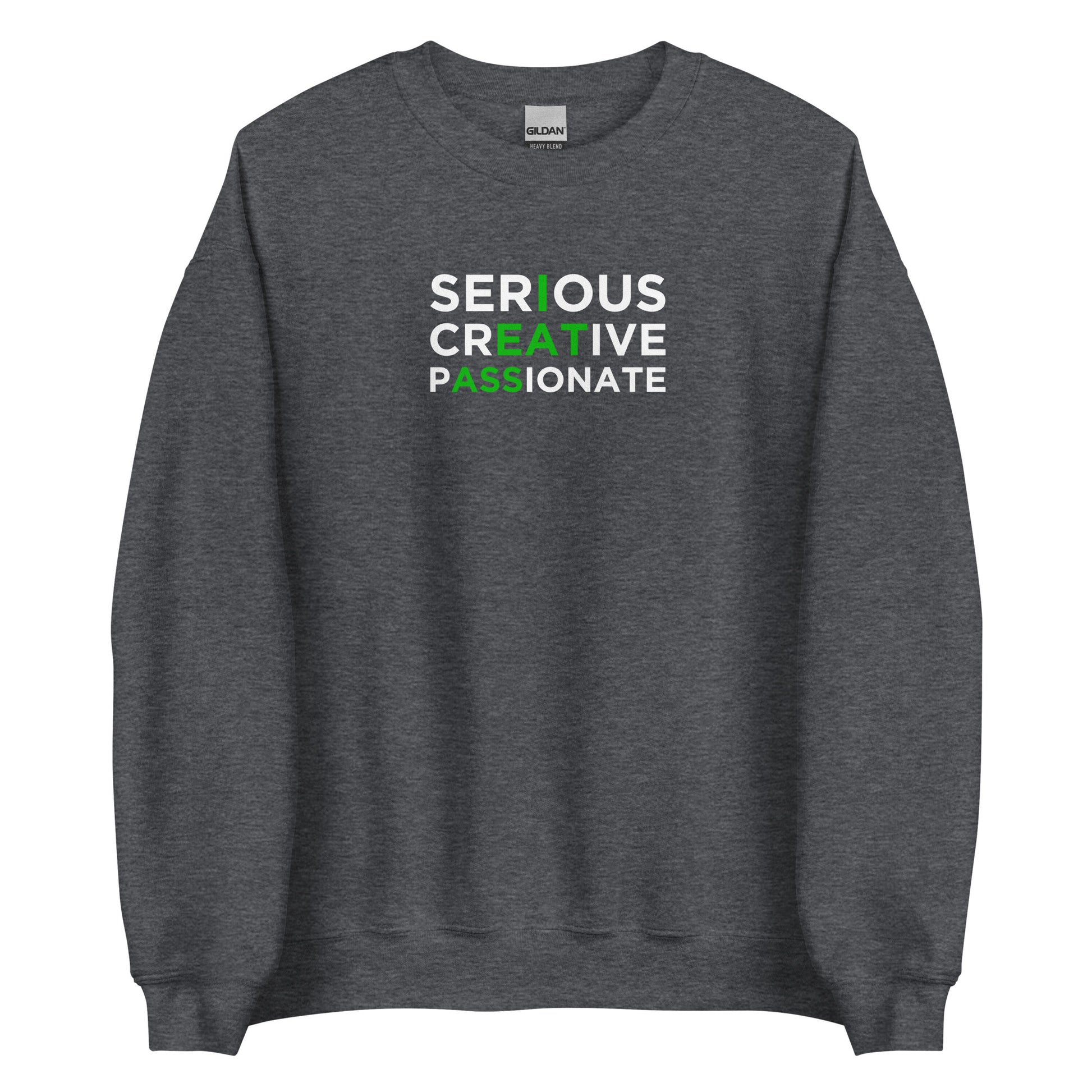 Sweat unisexe col rond Serious creative passionate - Sedurro