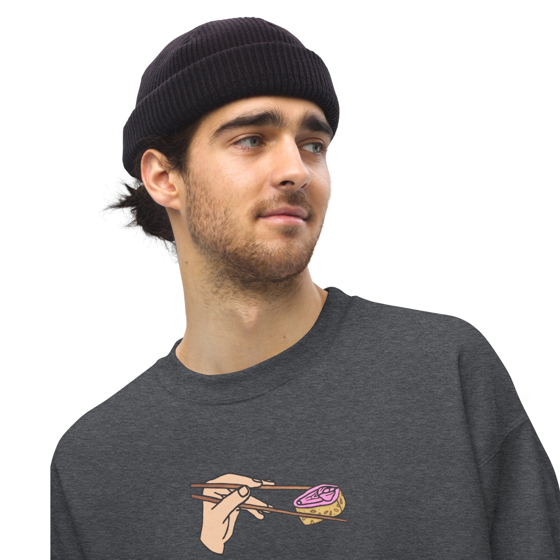 Sweat unisexe col rond Eat sushi vagina - Sedurro