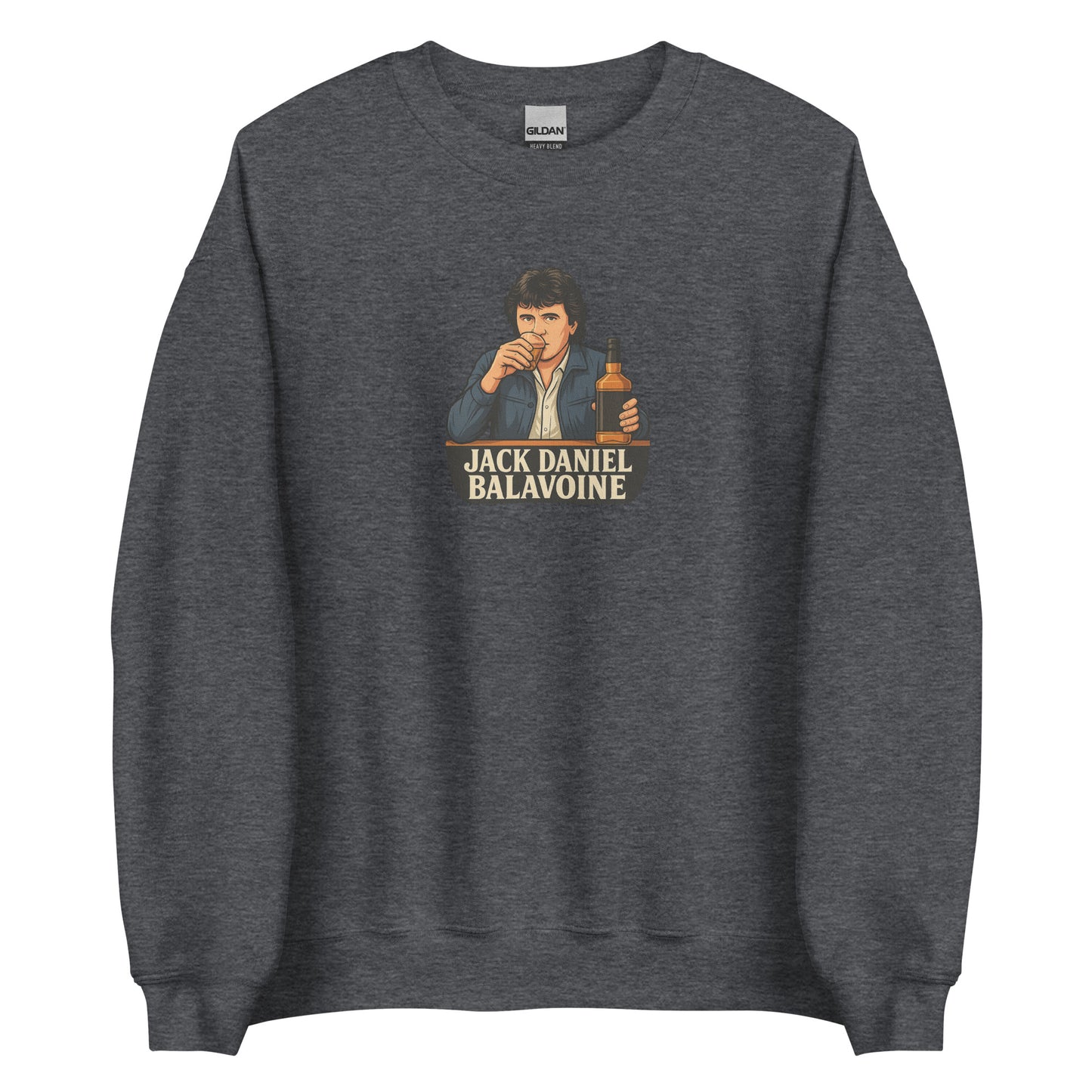 Sweat unisexe col rond Jack Daniel Balavoine - Sedurro