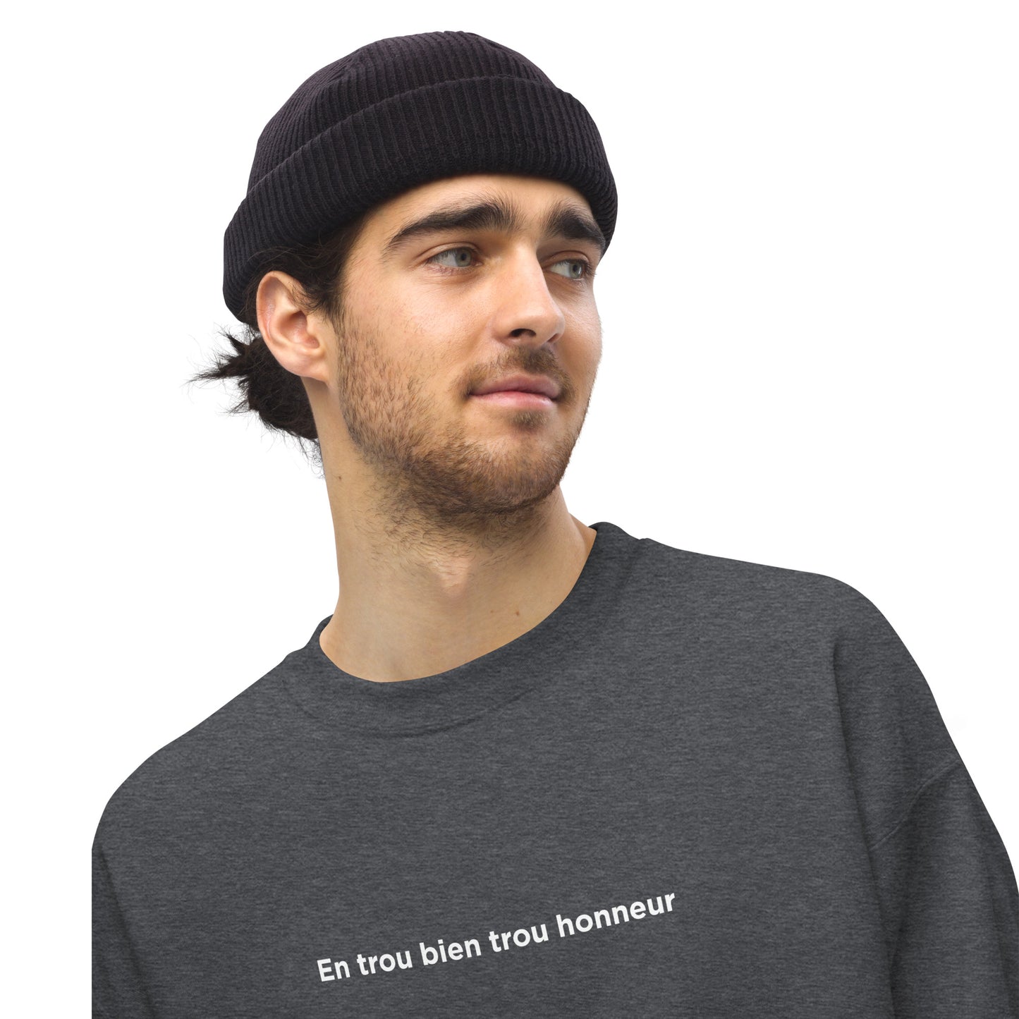 Sweat unisexe col rond En trou bien trou honneur - Sedurro