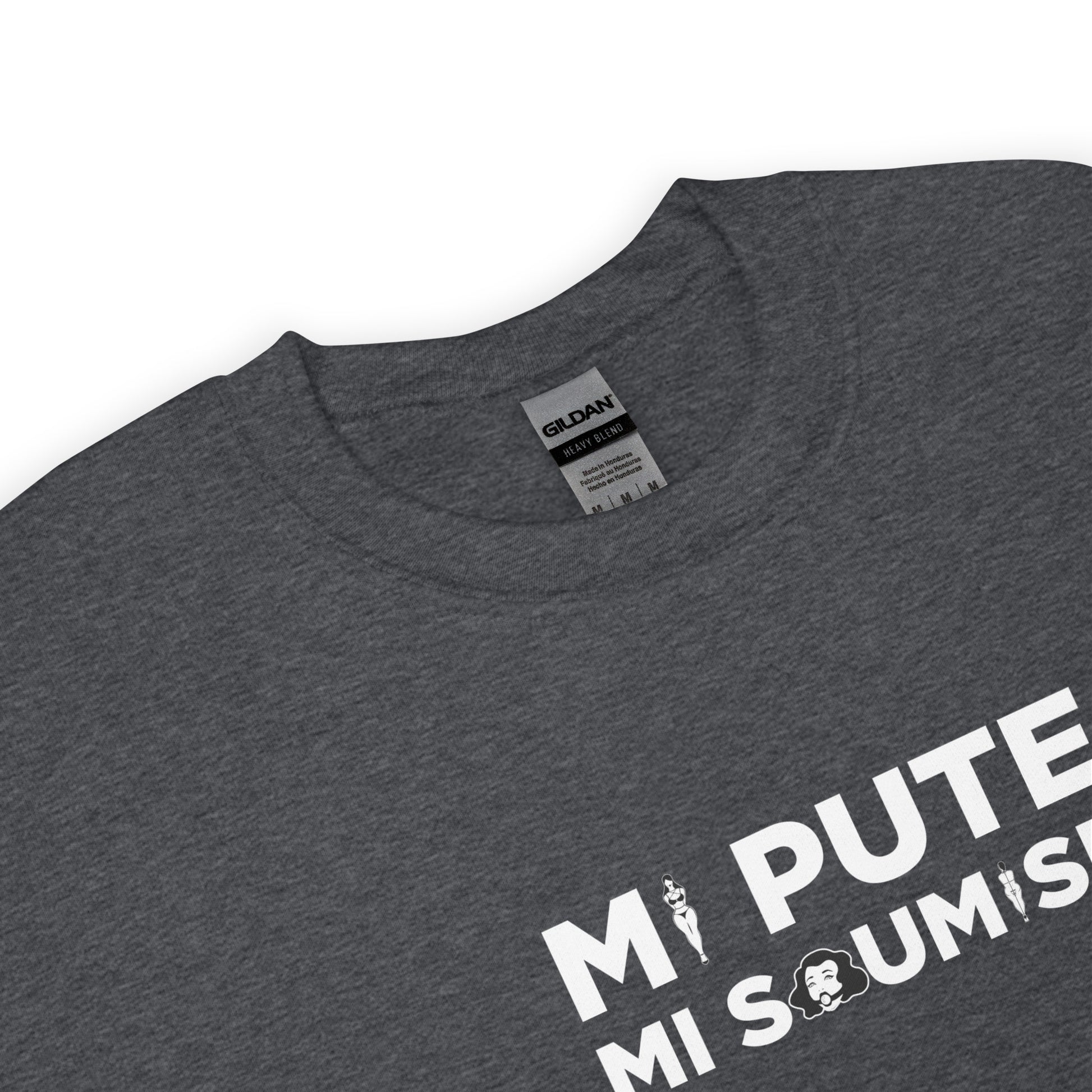 Sweat unisexe col rond Mi pute mi soumise - Sedurro