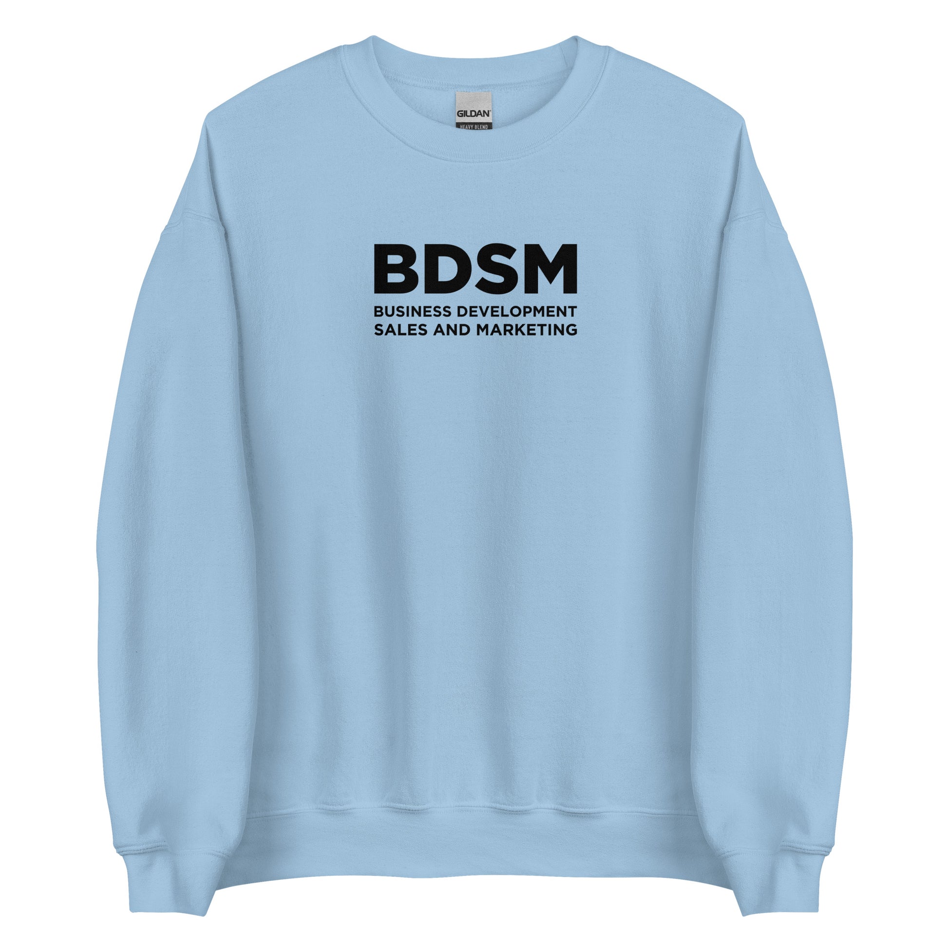 Sweat unisexe col rond BDSM Business Development Sales and Marketing - Sedurro