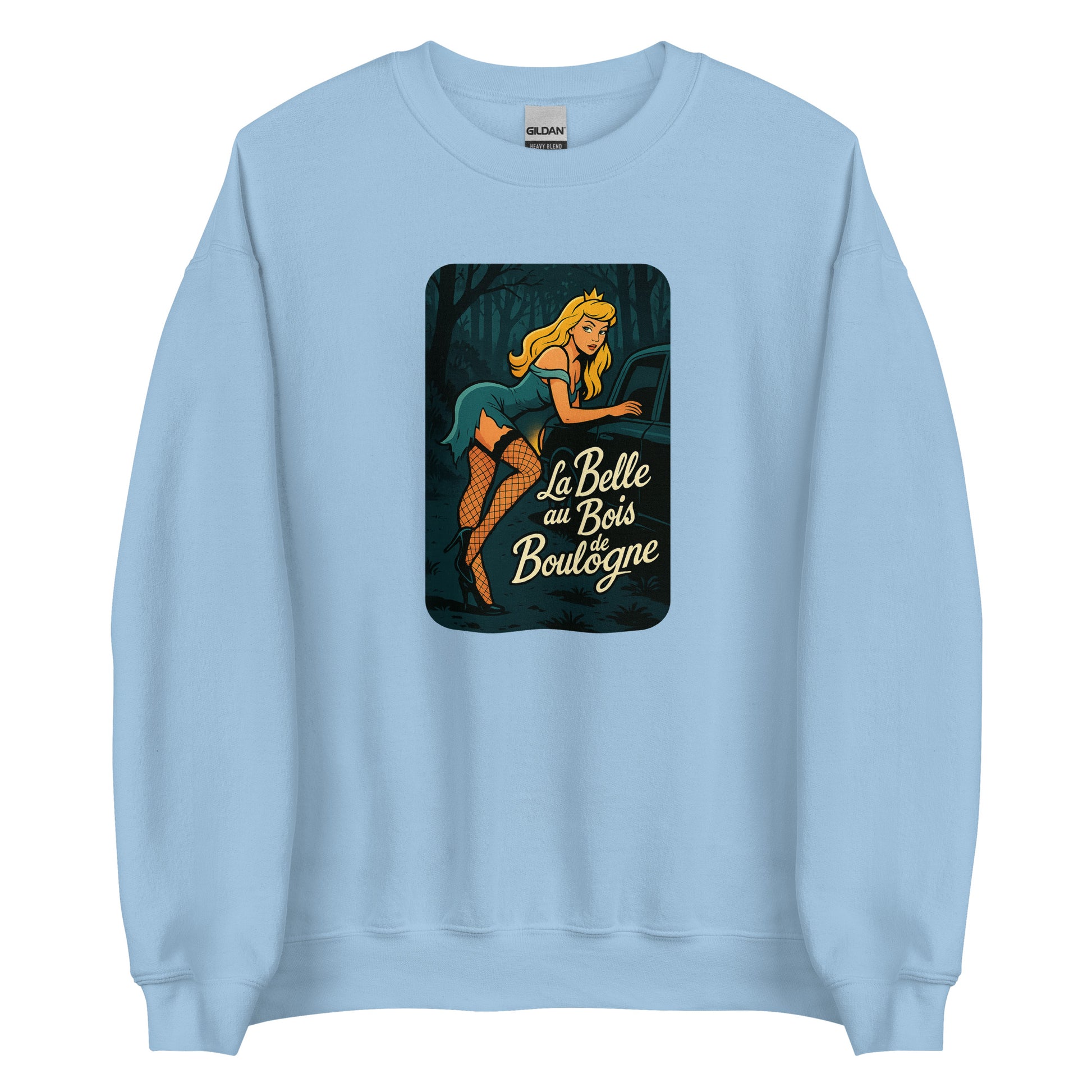 Sweat unisexe col rond La Belle au Bois de Boulogne - Sedurro