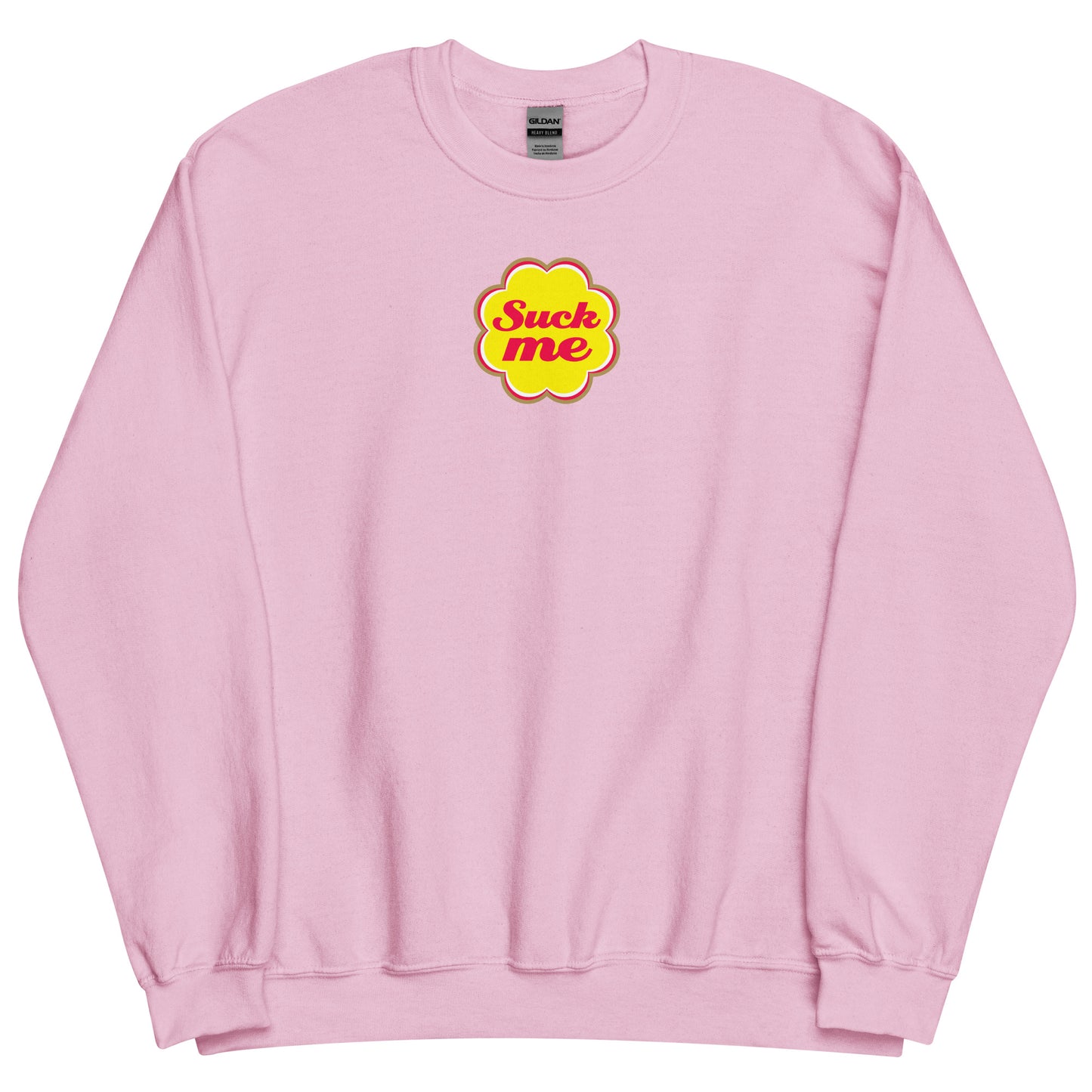 Sweat unisexe col rond Suck me sucette chupa - Sedurro