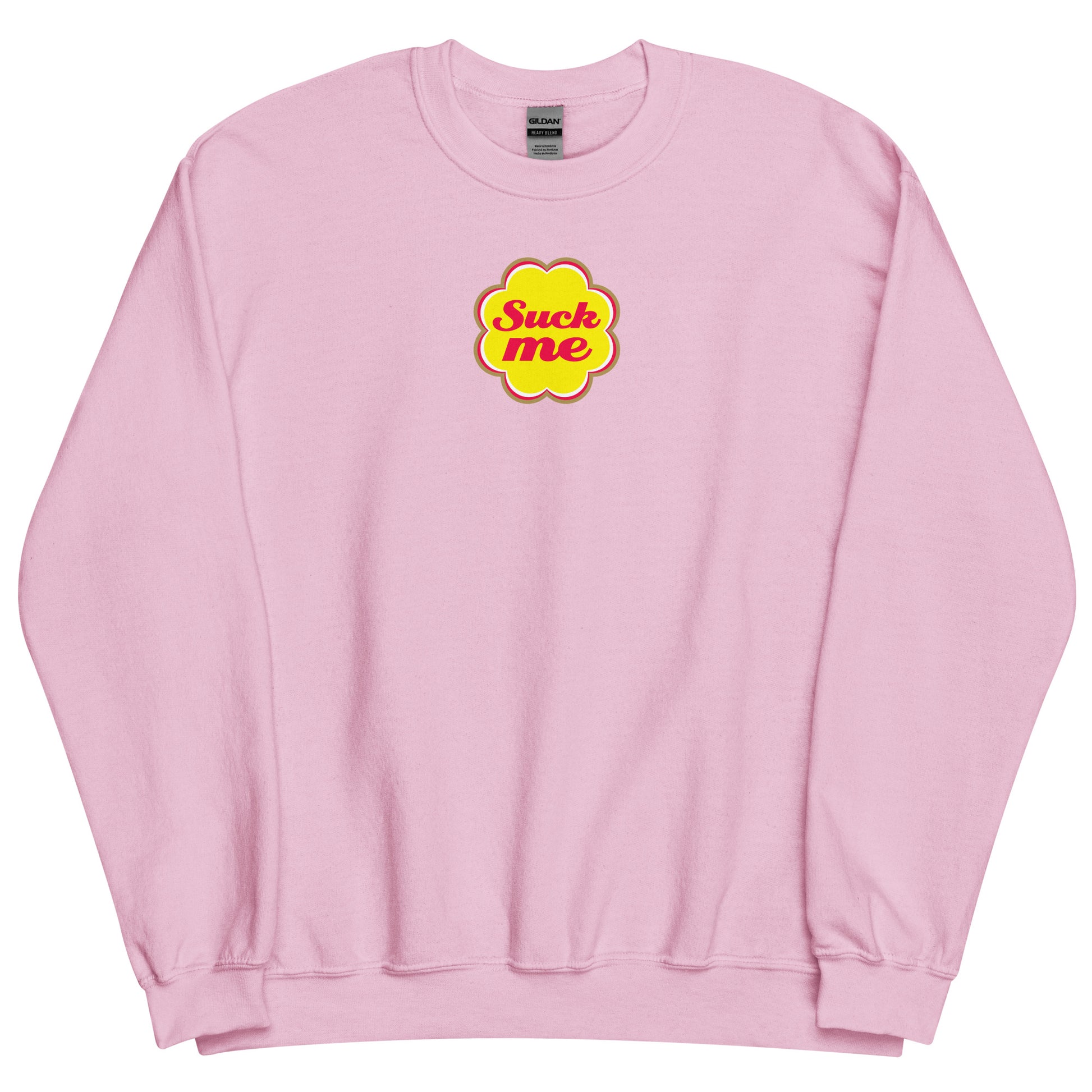Sweat unisexe col rond Suck me sucette chupa - Sedurro