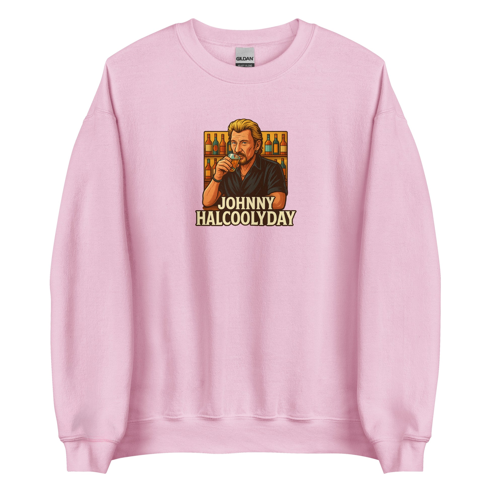 Sweat unisexe col rond Johnny Halcoolyday - Sedurro