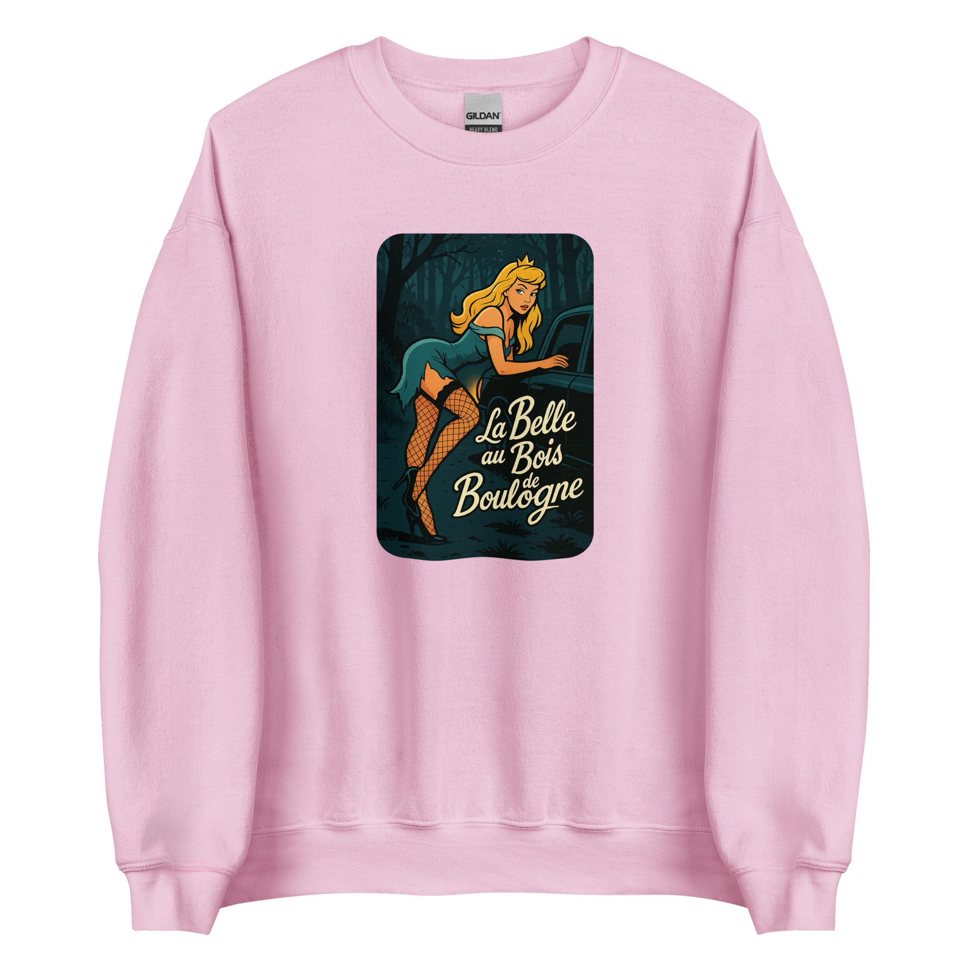 Sweat unisexe col rond La Belle au Bois de Boulogne - Sedurro