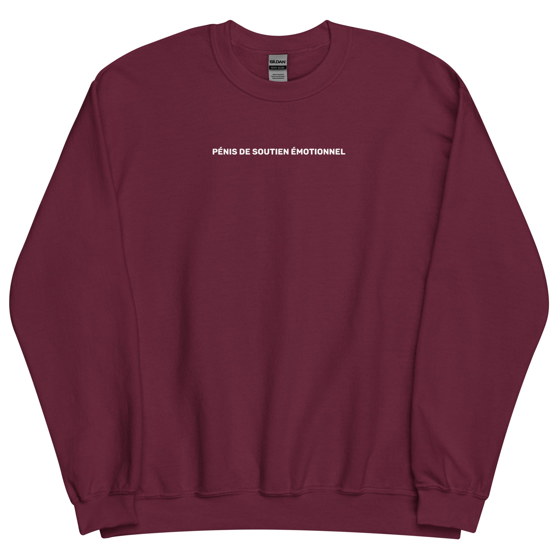 Sweat unisexe col rond Pénis de soutien émotionnel - Sedurro