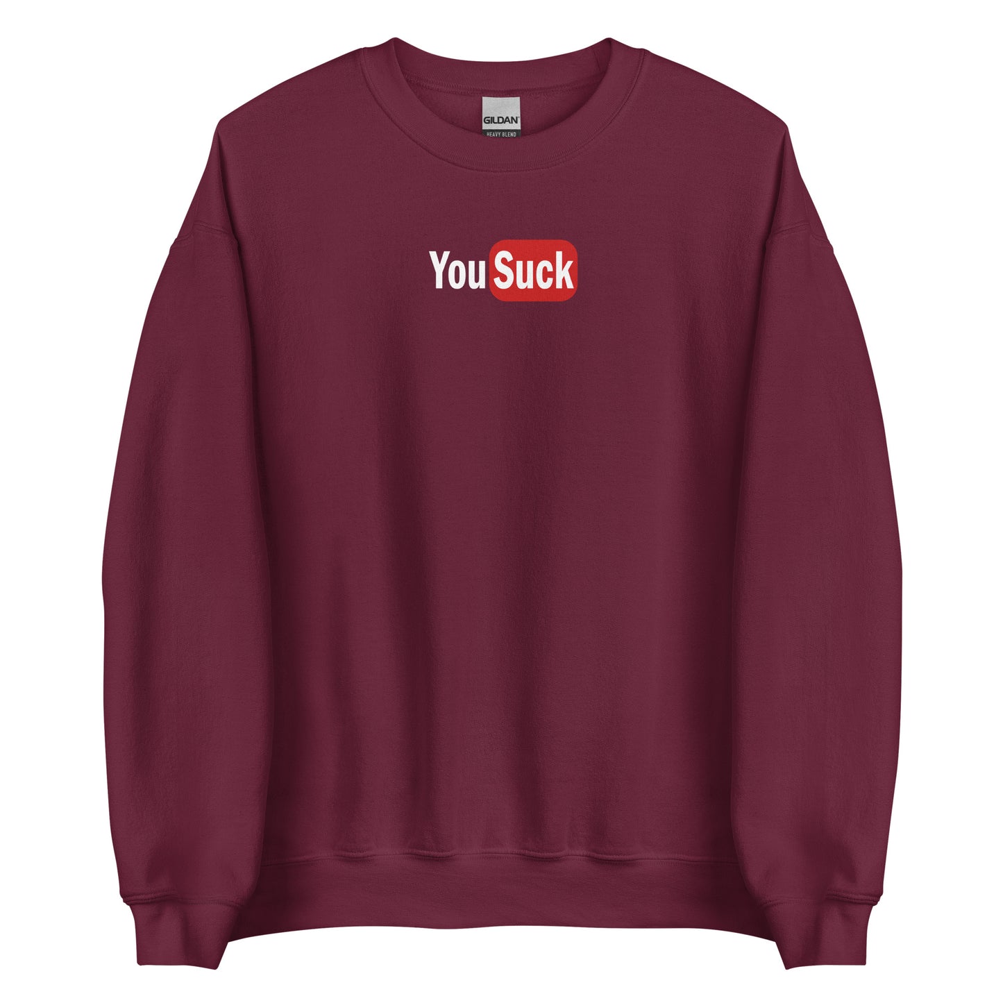 Sweat unisexe col rond YouSuck - Sedurro