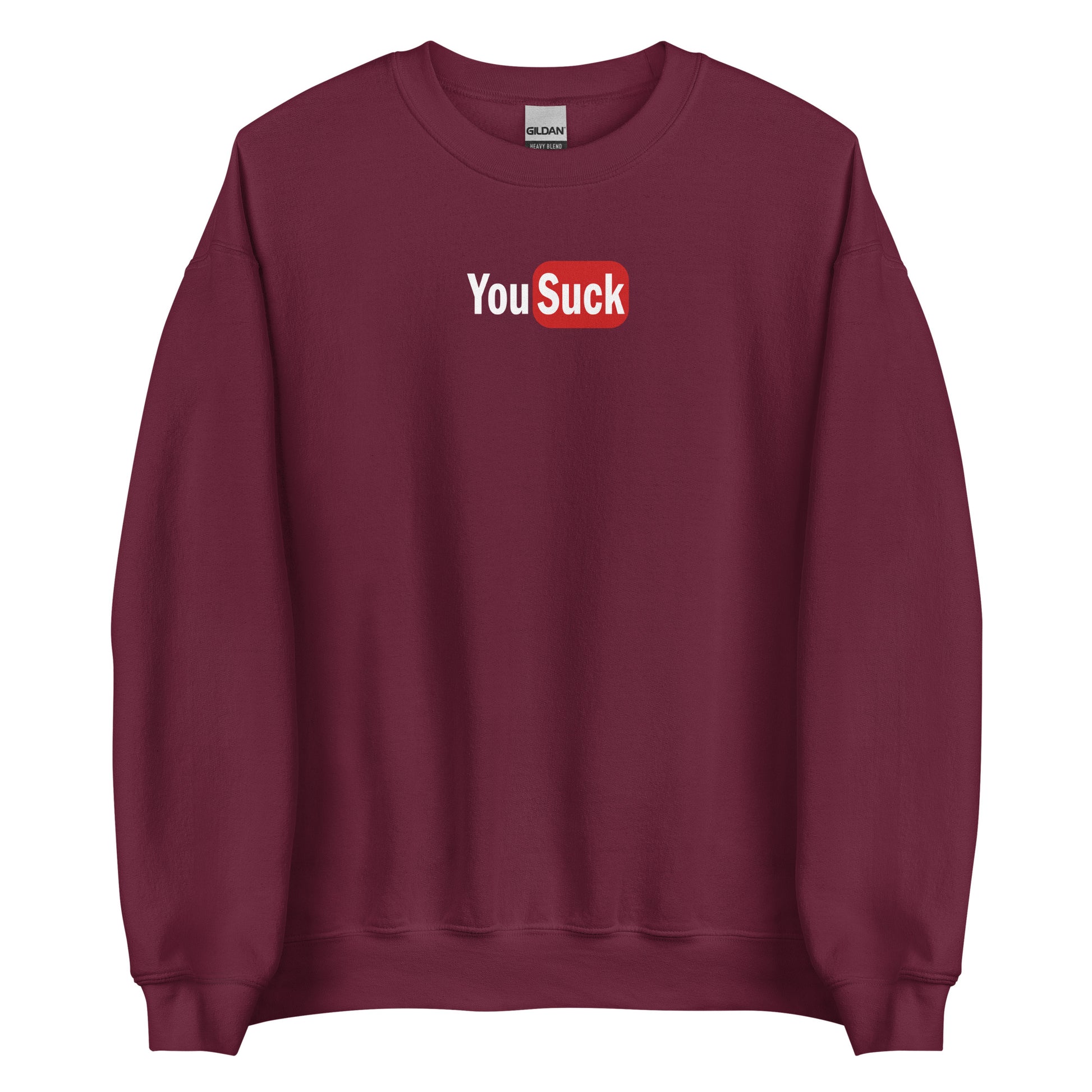 Sweat unisexe col rond YouSuck - Sedurro