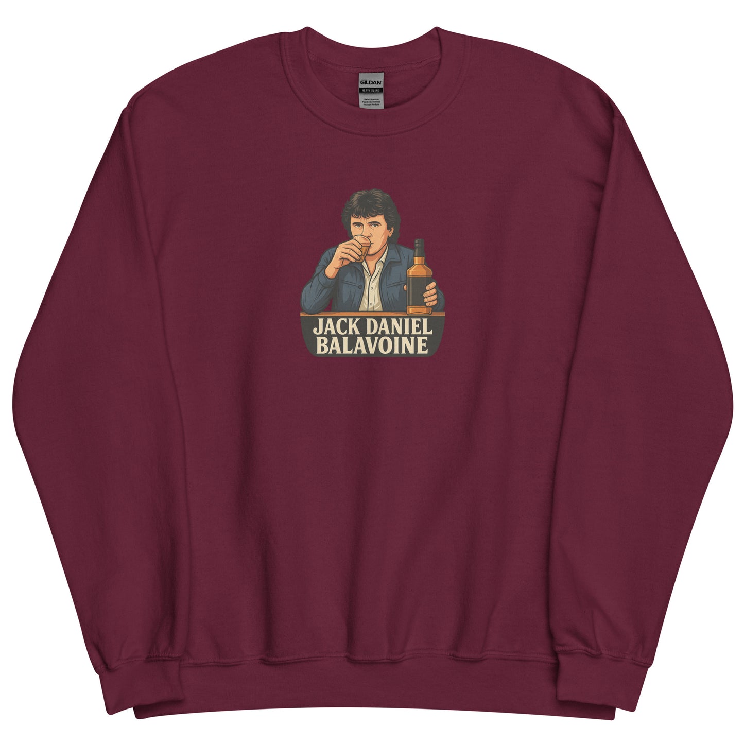 Sweat unisexe col rond Jack Daniel Balavoine - Sedurro