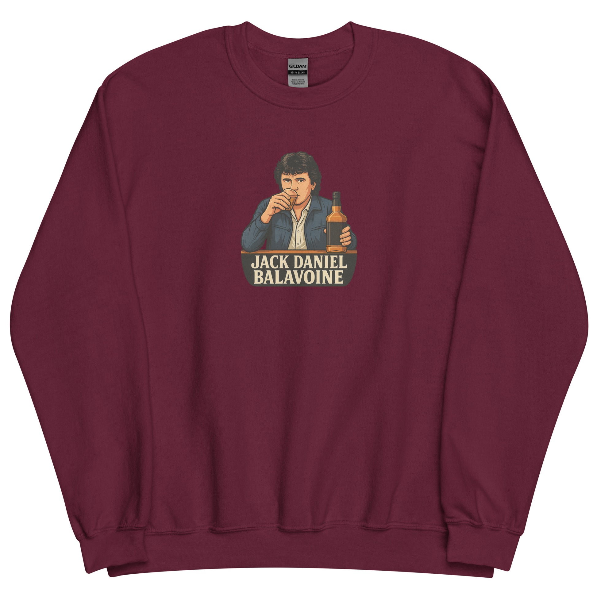 Sweat unisexe col rond Jack Daniel Balavoine - Sedurro