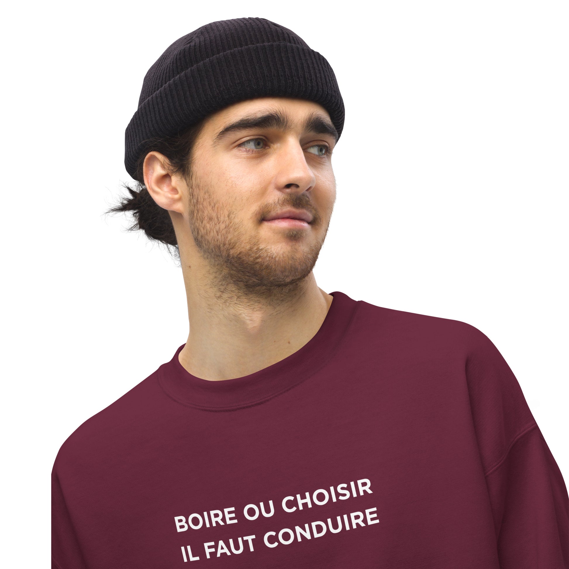 Sweat unisexe col rond Boire ou choisir il faut conduire - Sedurro