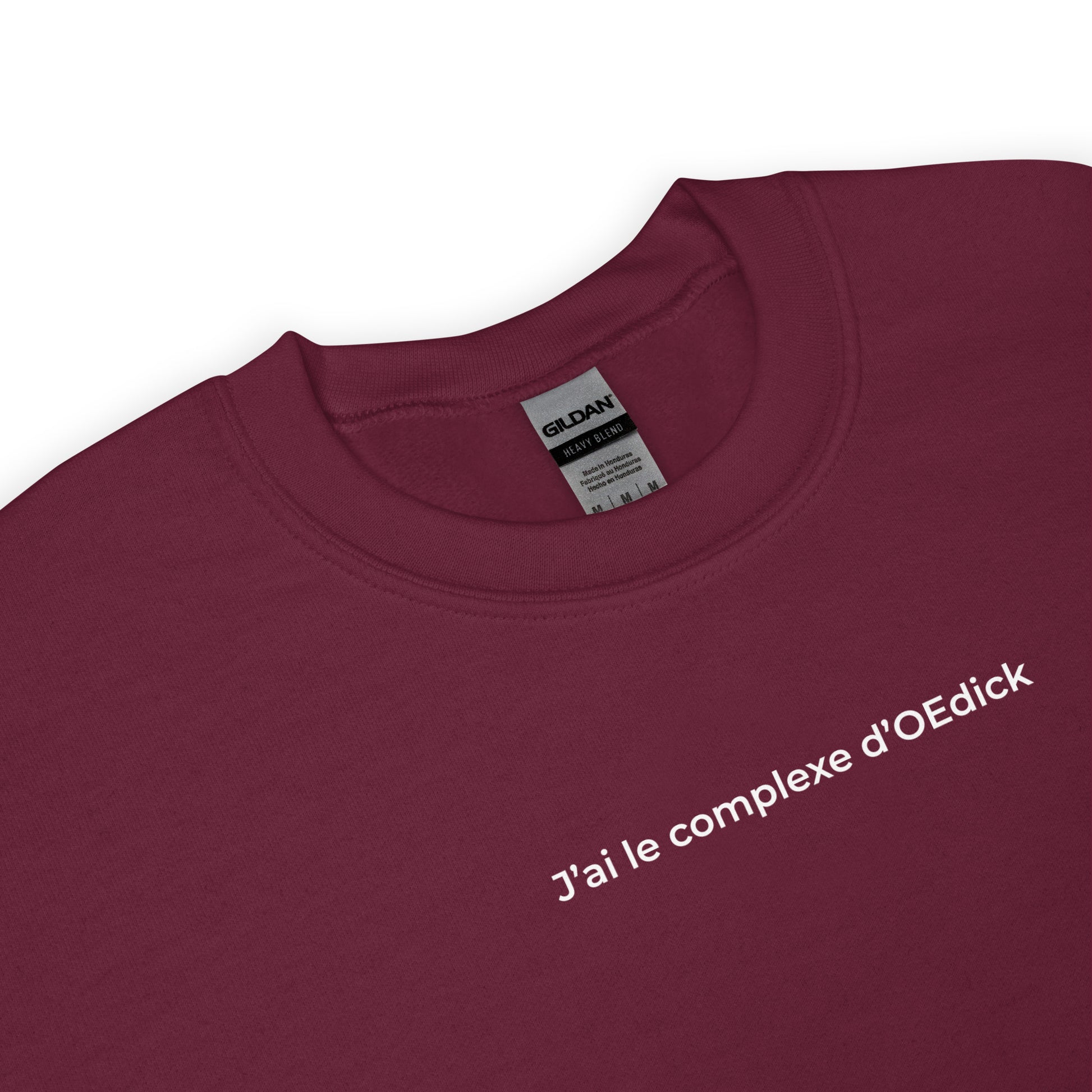 Sweat unisexe col rond J'ai le complexe d'Oedick - Sedurro
