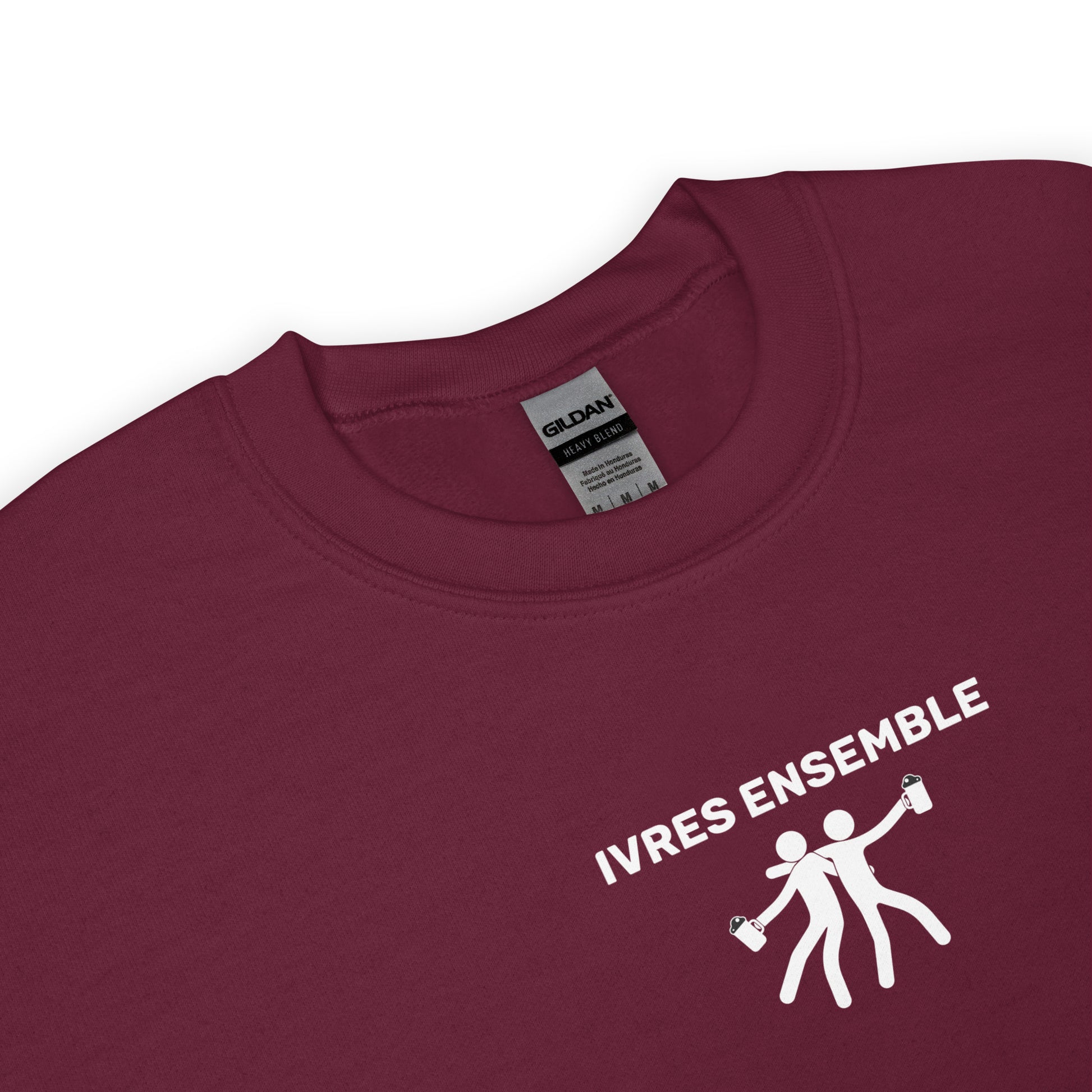Sweat unisexe col rond Ivres ensemble - Sedurro