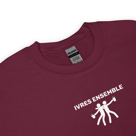 Sweat unisexe col rond Ivres ensemble - Sedurro