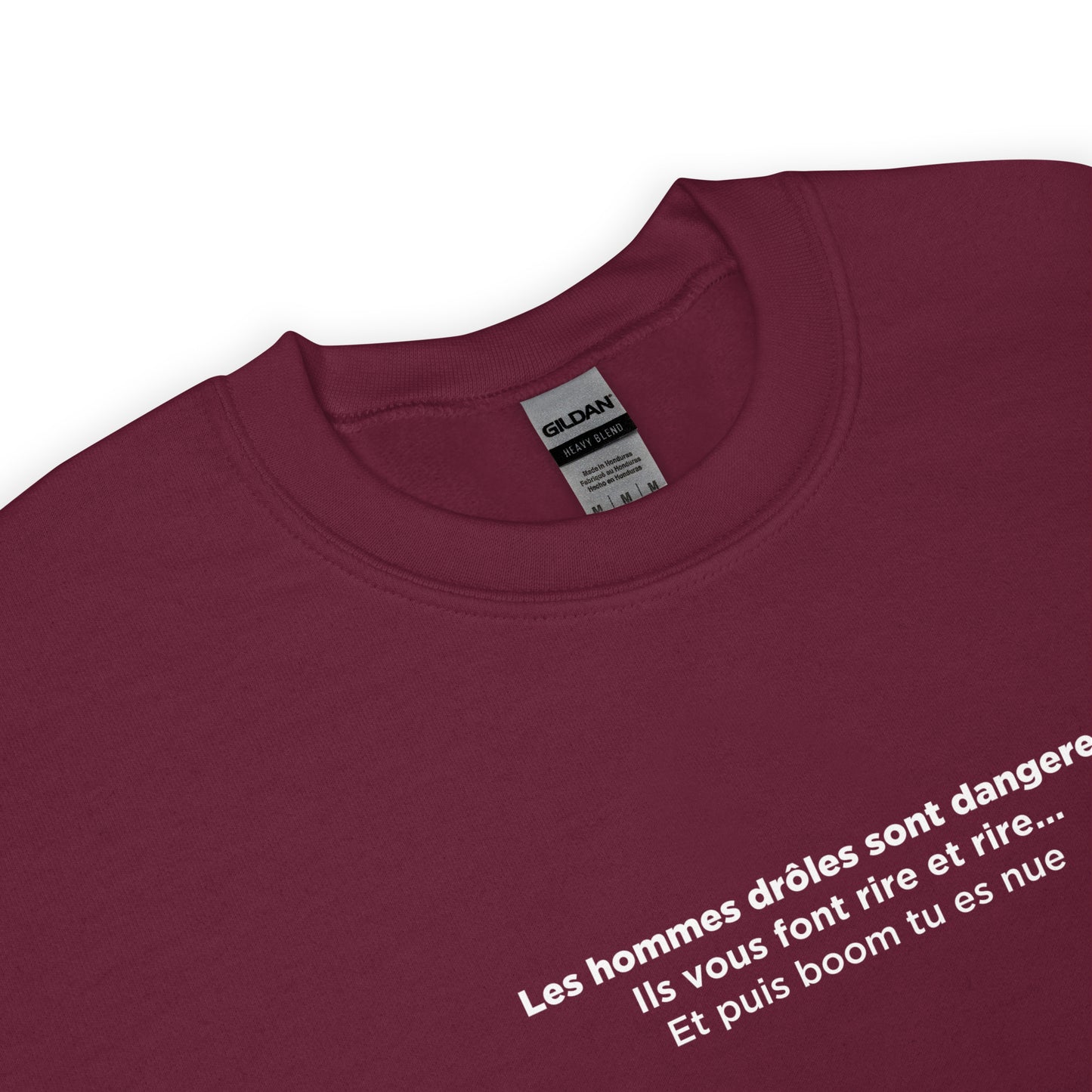Sweat unisexe col rond Les hommes drôles sont dangereux - Sedurro