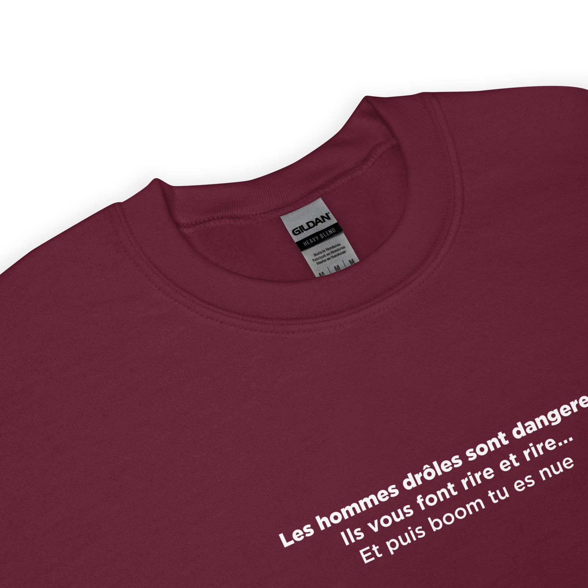 Sweat unisexe col rond Les hommes drôles sont dangereux - Sedurro