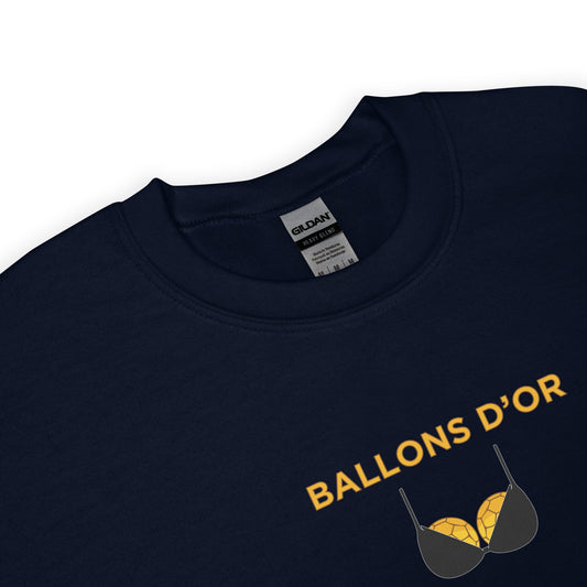 Sweat unisexe col rond Ballons d'or - Sedurro