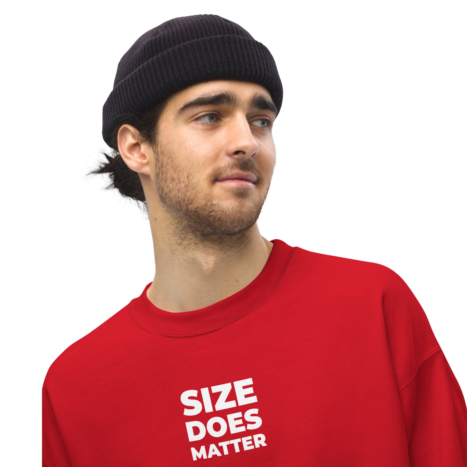 Sweat unisexe col rond Size does matter - Sedurro