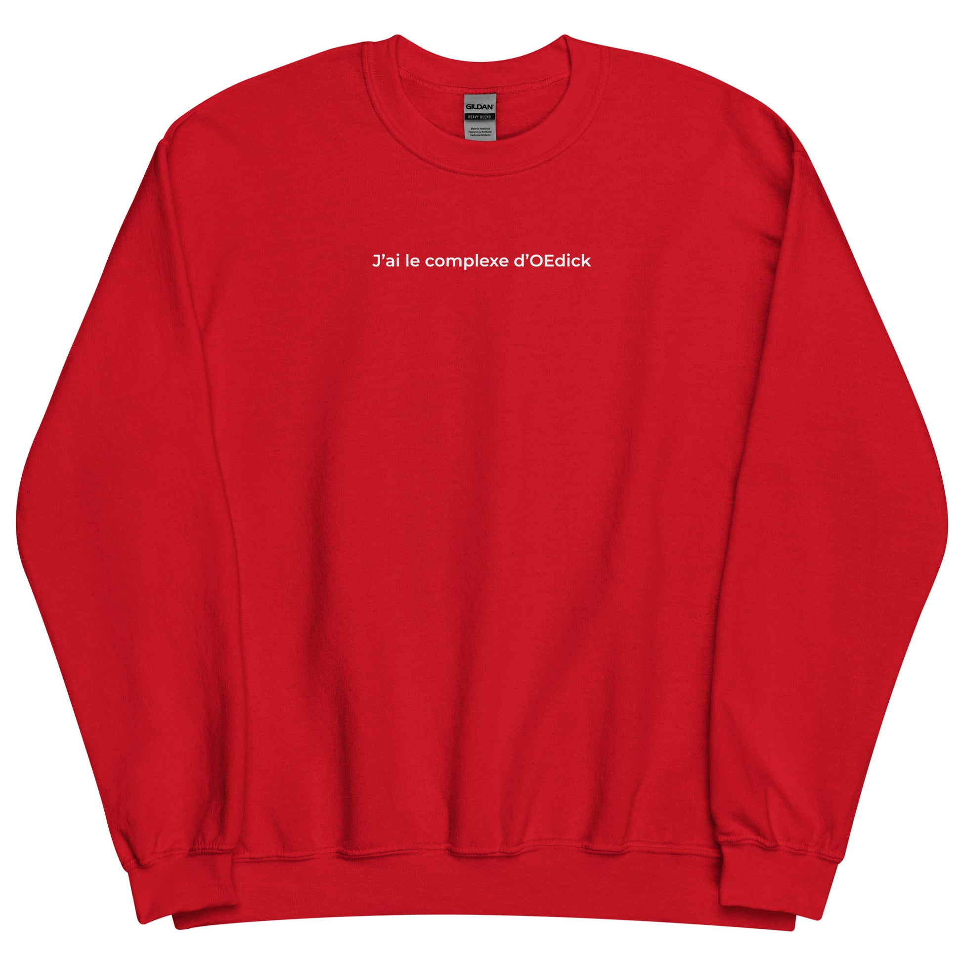 Sweat unisexe col rond J'ai le complexe d'Oedick - Sedurro