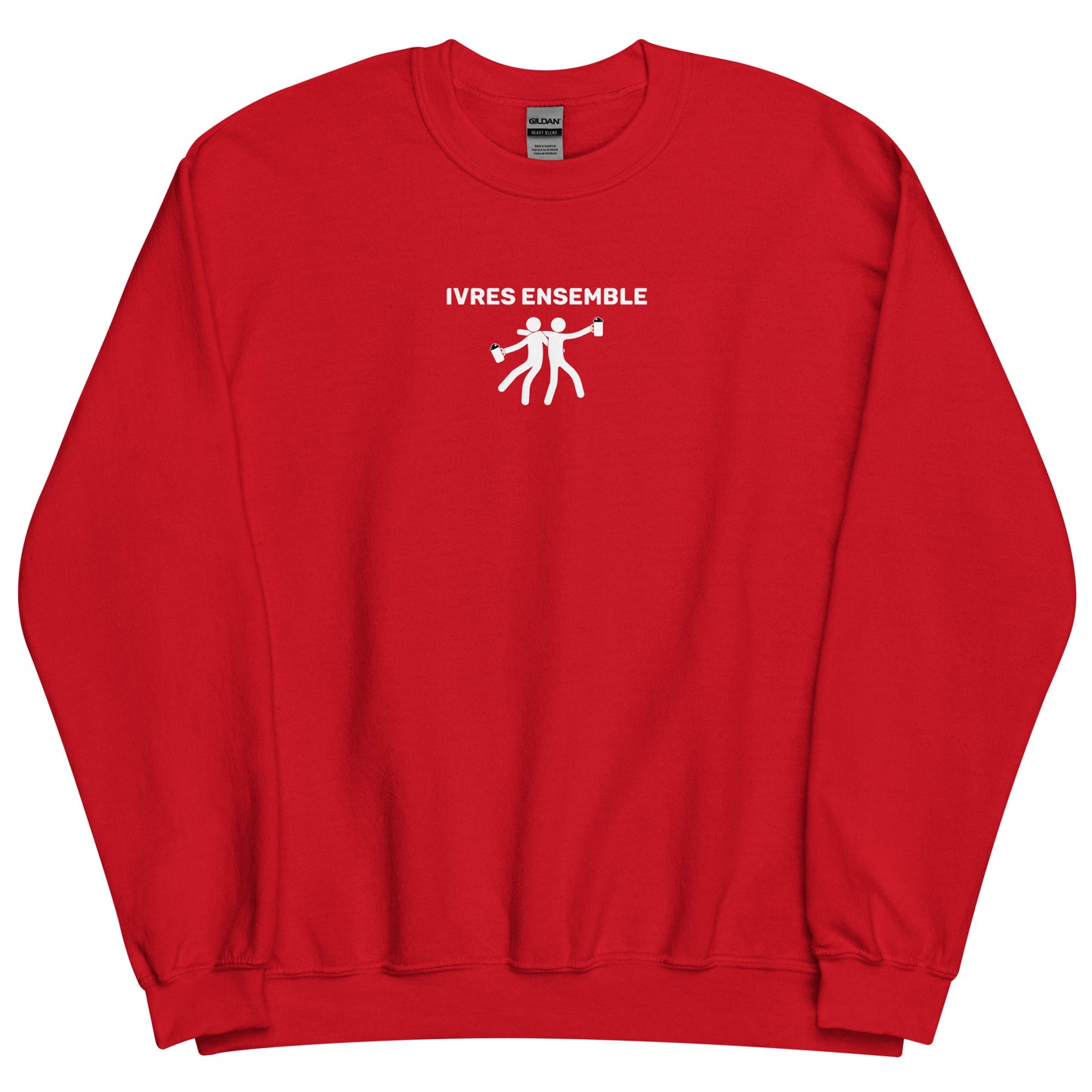 Sweat unisexe col rond Ivres ensemble - Sedurro