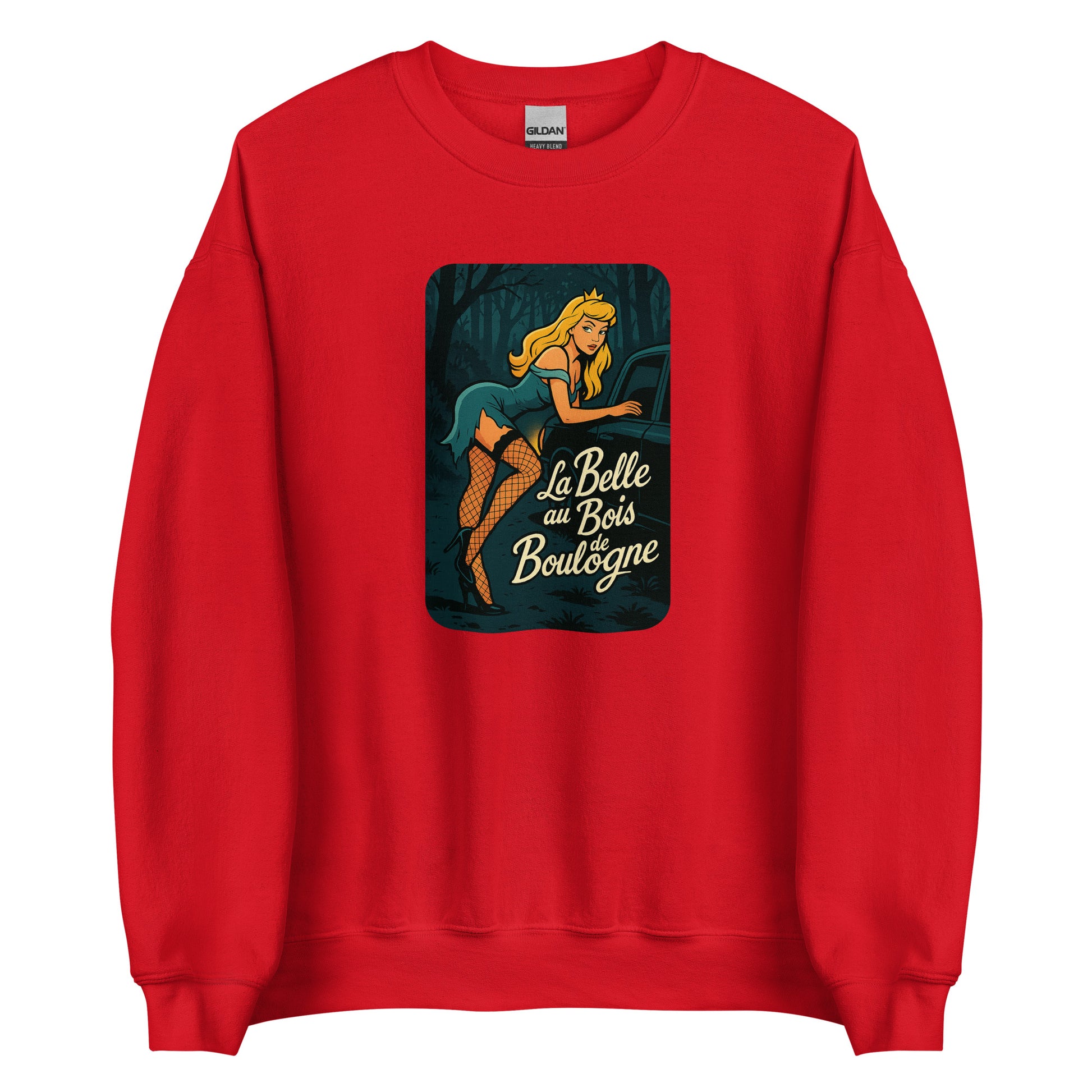 Sweat unisexe col rond La Belle au Bois de Boulogne - Sedurro