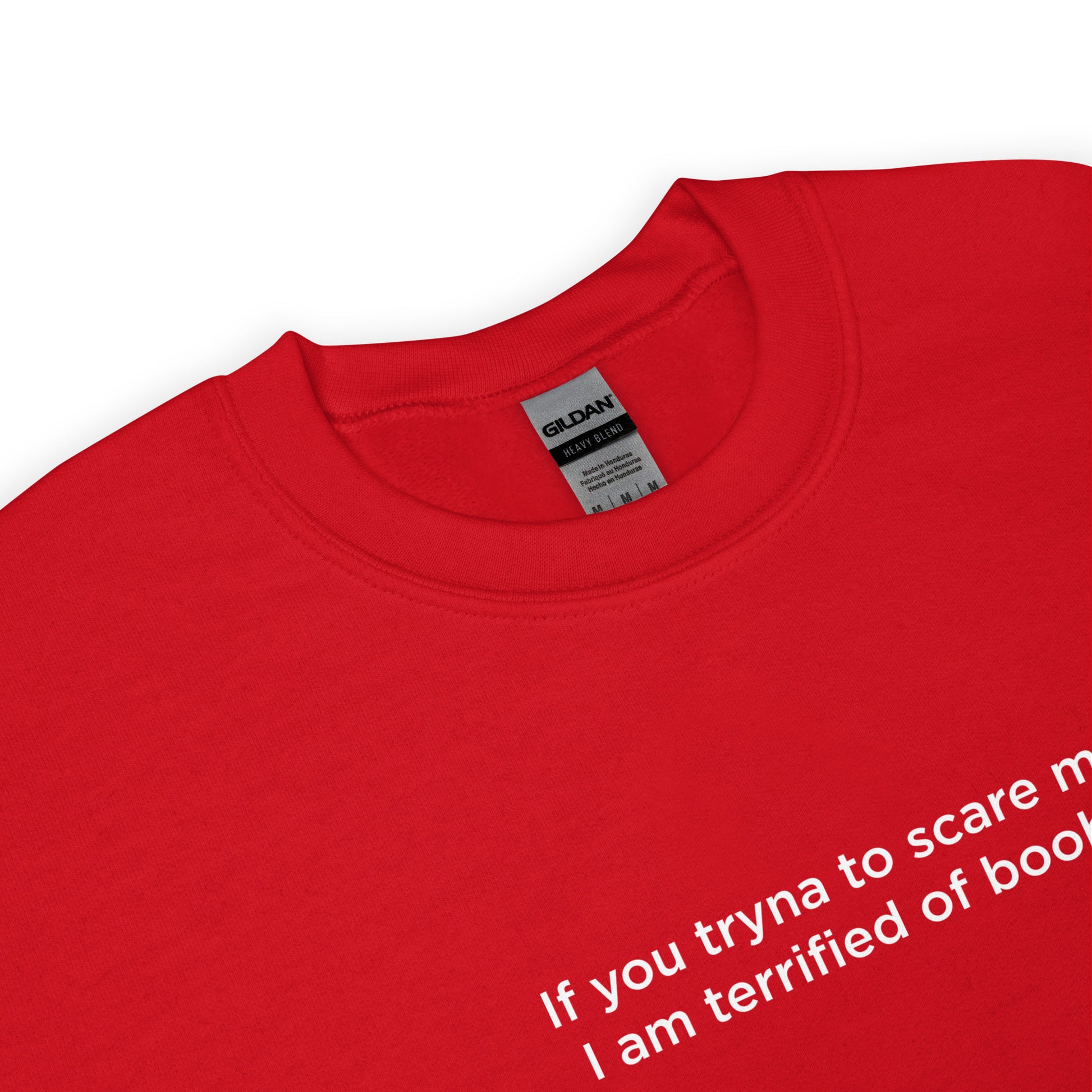 Sweat unisexe col rond If you tryna to scare me I am terrified of boobs - Sedurro