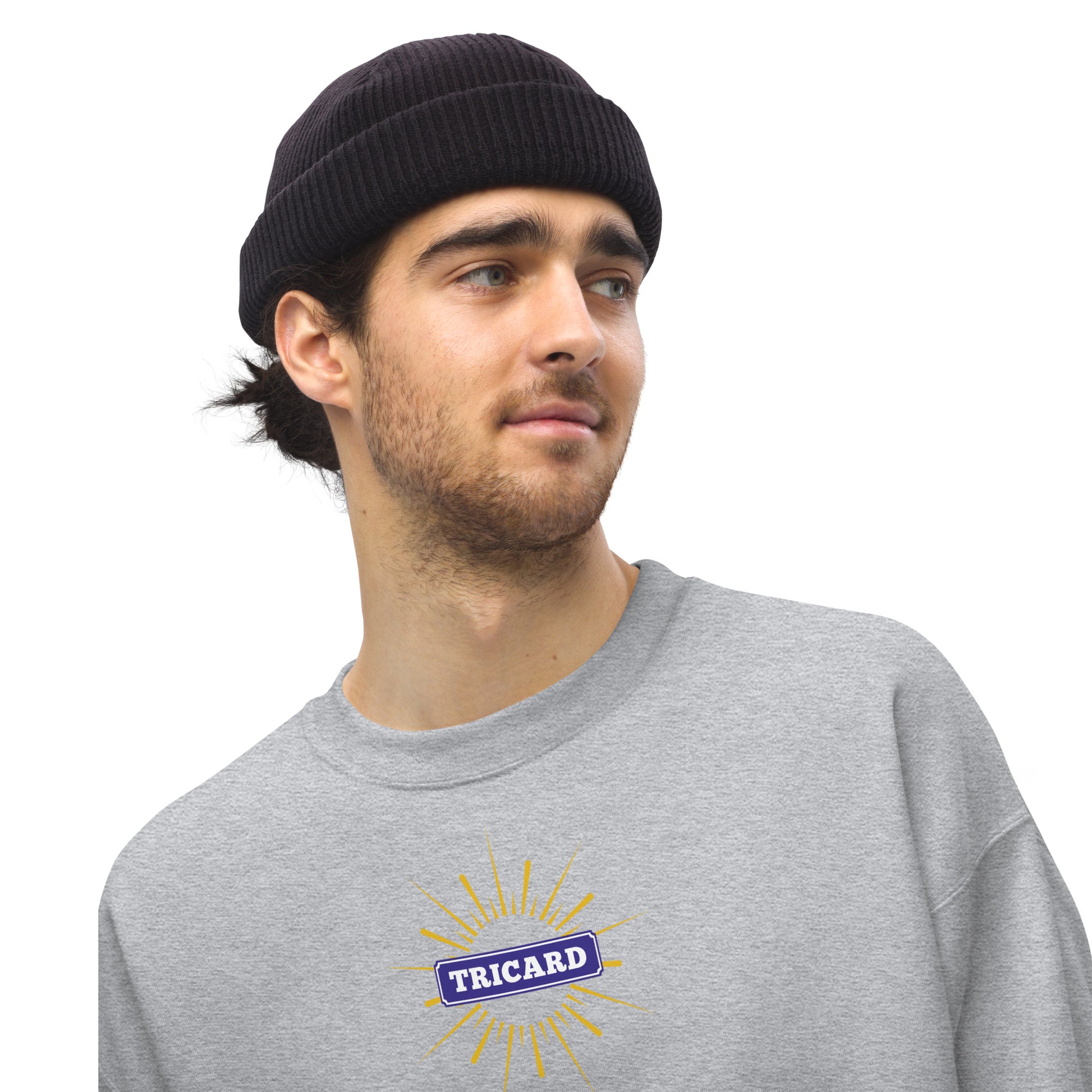 Sweat unisexe col rond Tricard - Sedurro