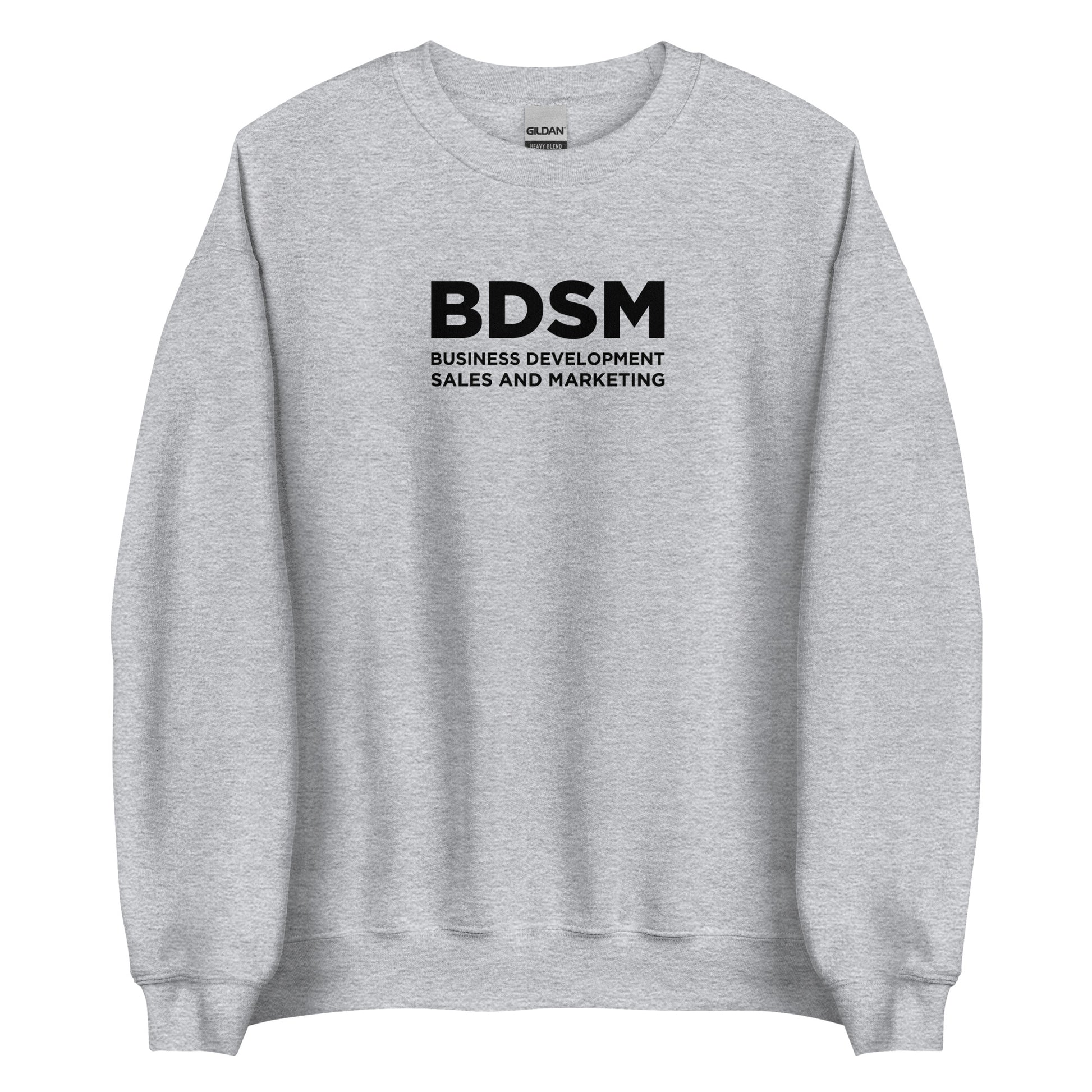 Sweat unisexe col rond BDSM Business Development Sales and Marketing - Sedurro