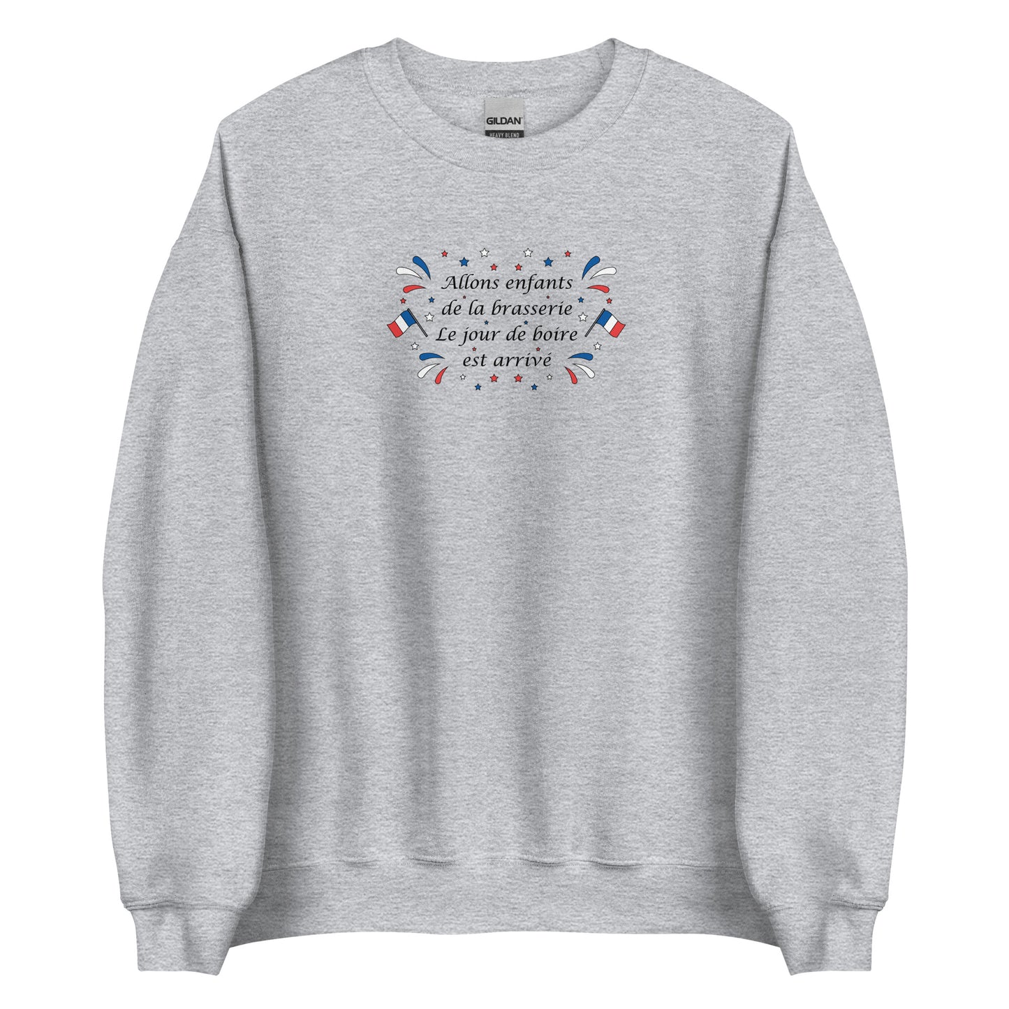 Sweat unisexe col rond Allons enfants de la brasserie - Sedurro