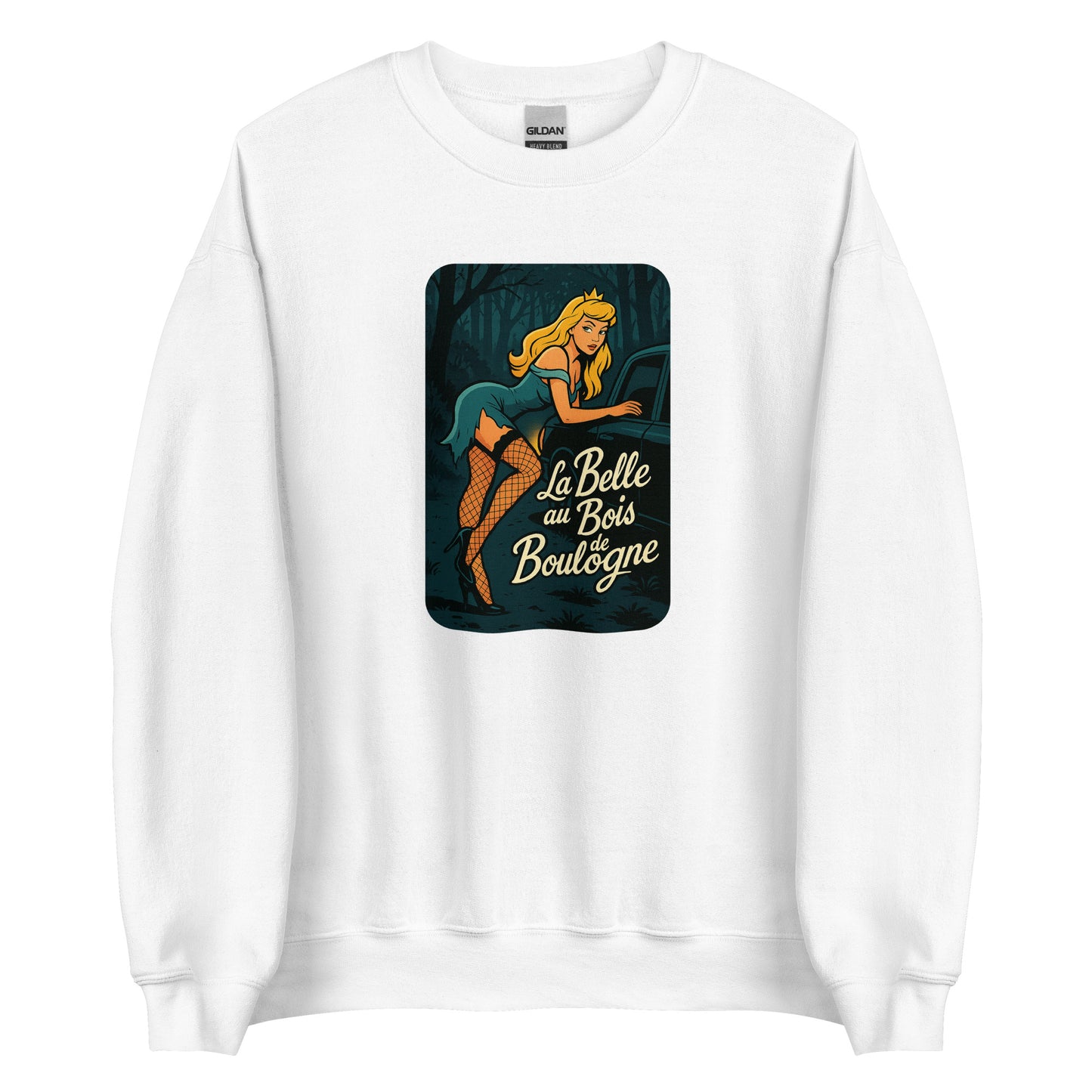 Sweat unisexe col rond La Belle au Bois de Boulogne - Sedurro