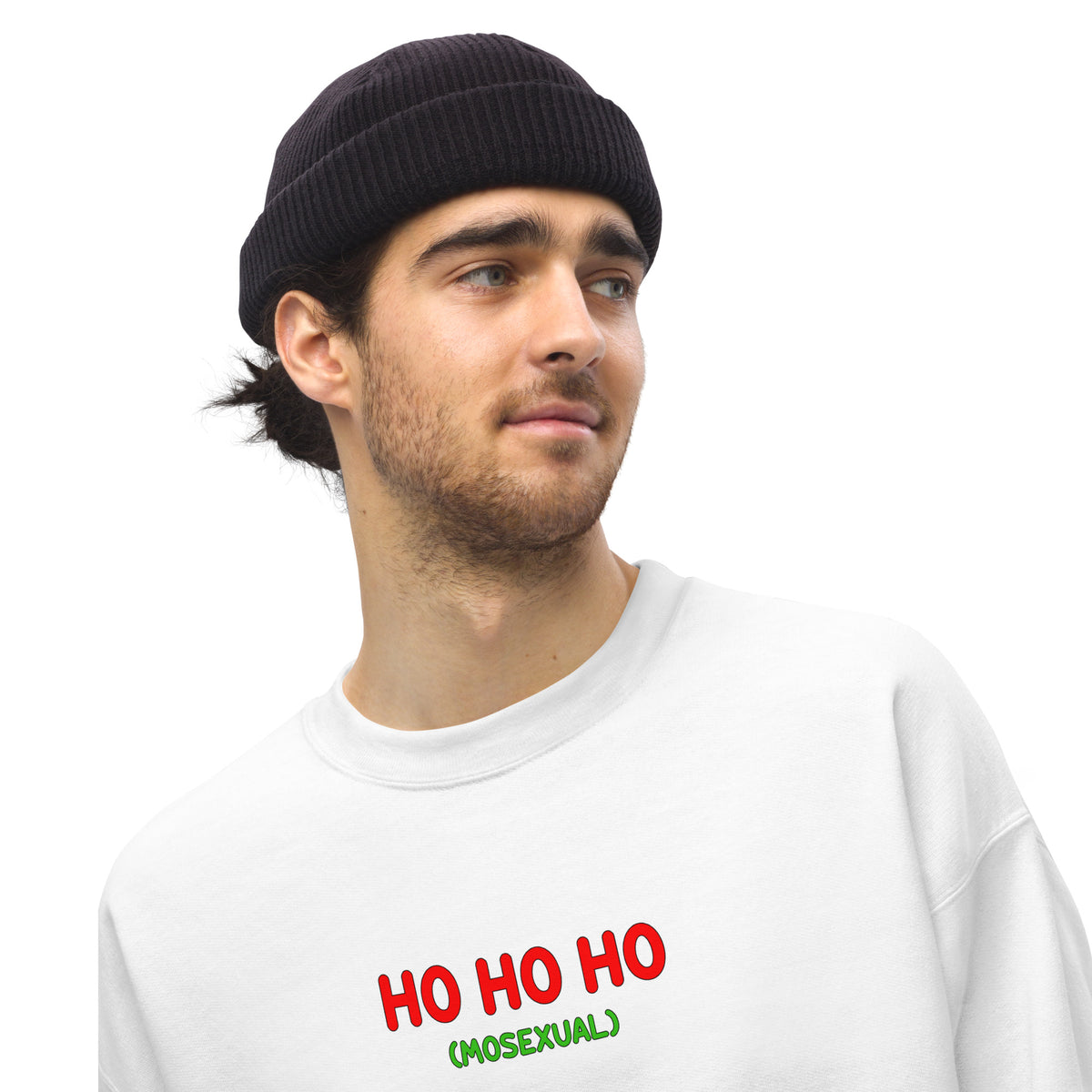 Sweat unisexe col rond Ho ho ho (mosexual) - Sedurro