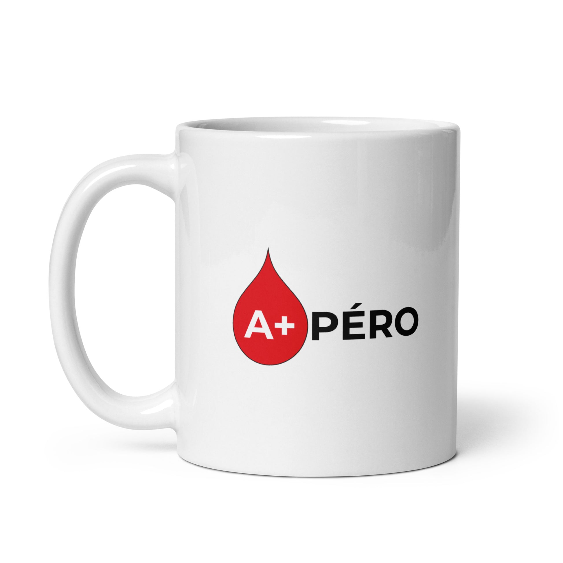 Mug Apéro groupe sanguin A+ - Sedurro
