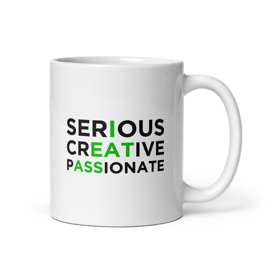 Mug Serious creative passionate - Sedurro